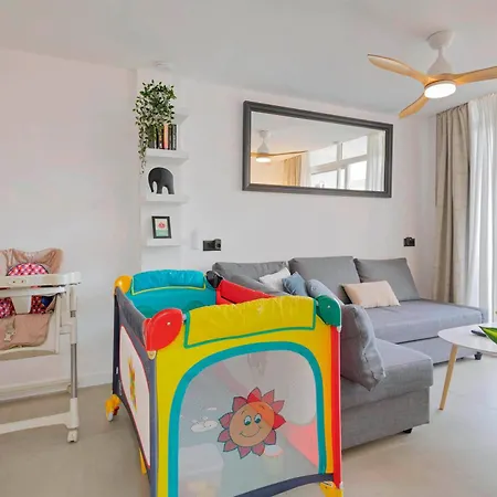 Greenwaves Con Piscina Lägenhet El Médano